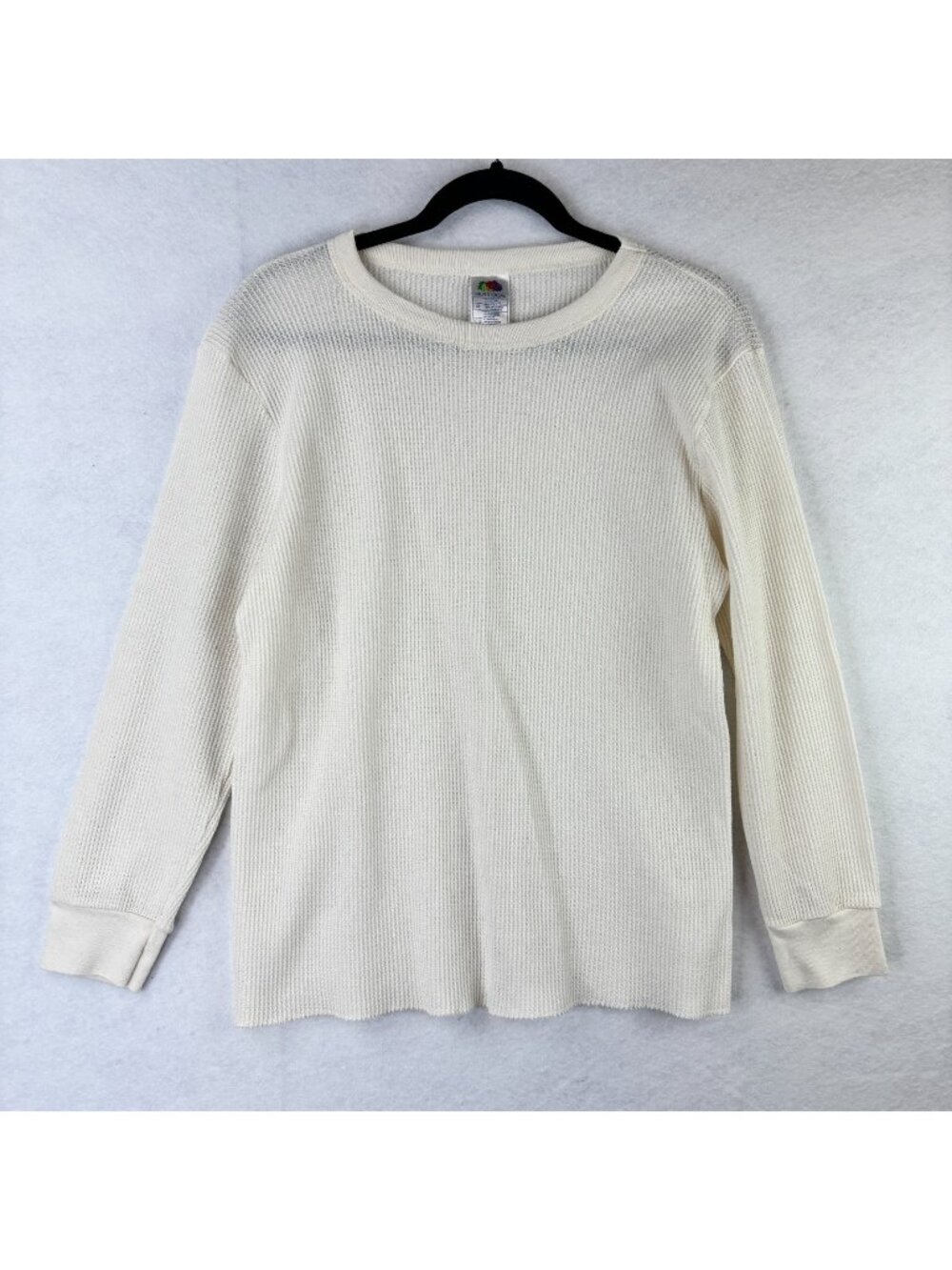 Fruit Of The Loom Thermal Long Johns Undershirt  Men’s XL Shirt Only Cream